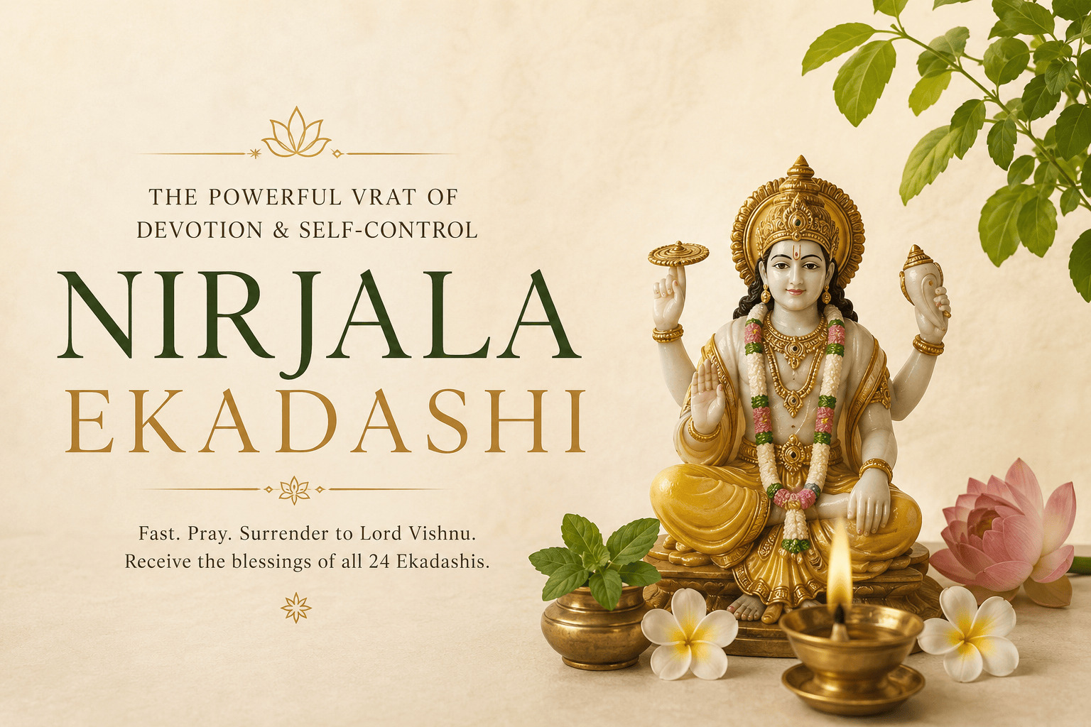 Nirjala Ekadashi 2026: Date, Timing, Katha, Significance, and Complete Puja Vidhi