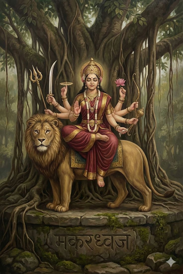 चैत्र नवरात्रि का तृतीय दिन: माँ चंद्रघंटा की पूजा, कथा और आध्यात्मिक महत्व