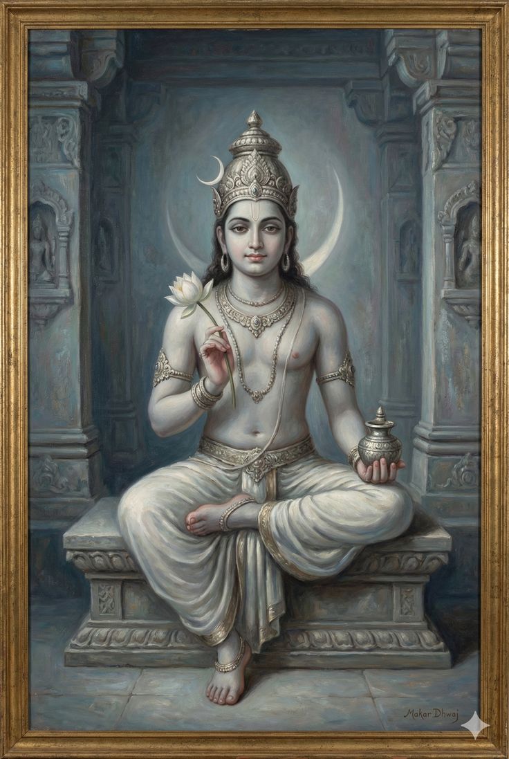 Chandra Dev:  From His Divine Birth to Lord Shiva’s Crown.