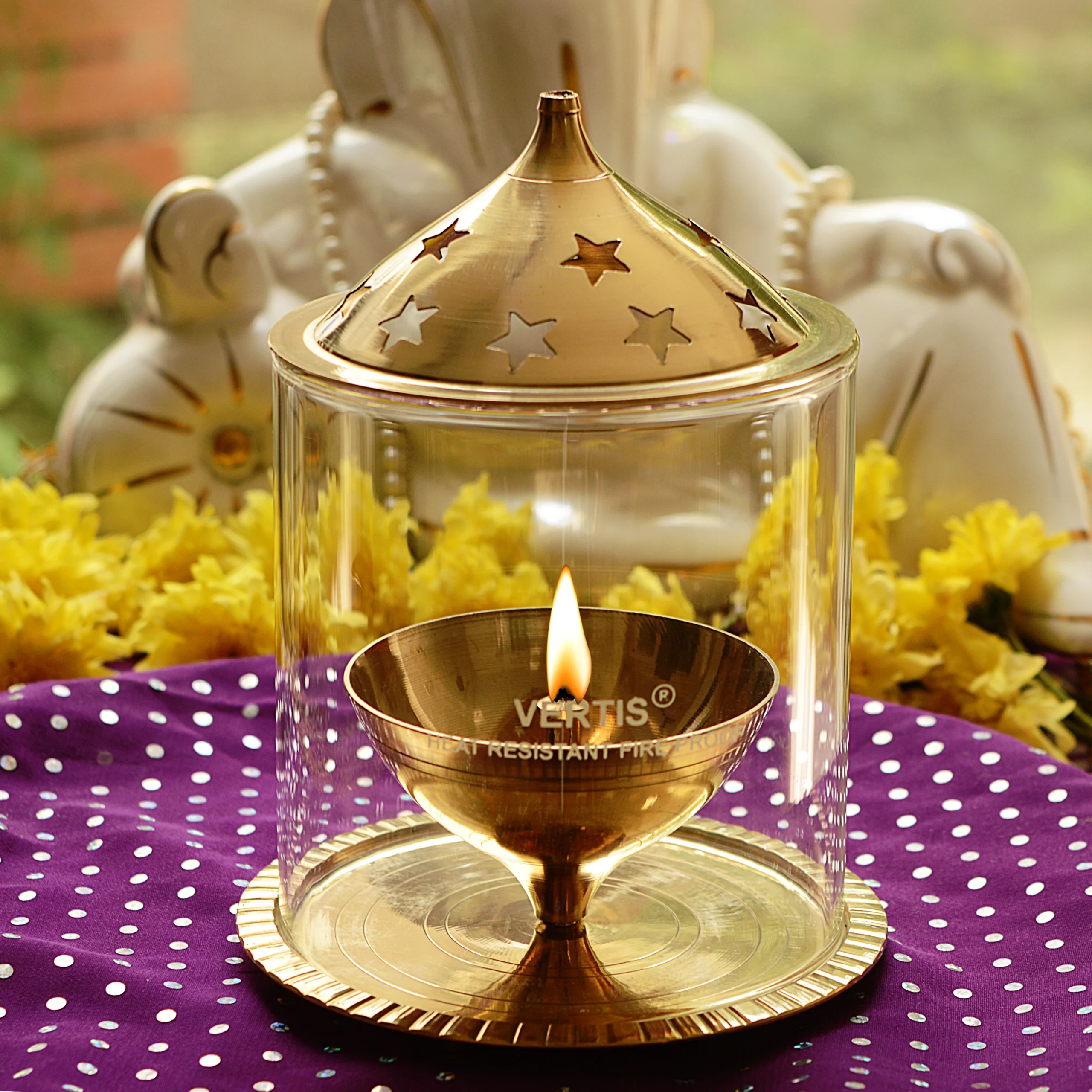 Brass Puja Thali Set