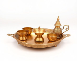 Brass Puja Thali Set