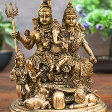 Shiv Pariwar Brass Idol
